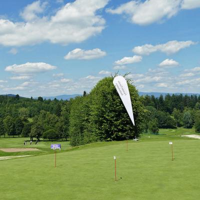 Restaurant am Golfplatz Rusel Blick auf den Golplatz